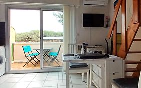 Appartement T2 Climatise Avec Mezzanine, Piscine Et Parking, Proche Plage - Agde - Fr-1-607-119